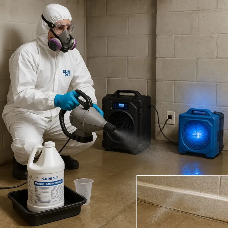 Sanitization and Odor Removal process in Landover, MD